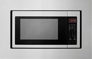 Whirlpool - Microwave Oven Trim Kit - Stainless steel - Front_Zoom