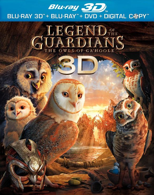  Legend of the Guardians: The Owls of Ga'Hoole [3 Discs] [Includes Digital Copy] [3D] [Blu-ray/DVD] [Blu-ray/Blu-ray 3D/DVD] [2010]