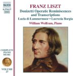 Front Standard. Liszt: Donizetti Operatic Reminiscences and Transcriptions [CD].