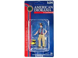 "Firefighters" Getting Ready Figure with Boots Accessory for 1/24 Scale Models by American Diorama - Multi