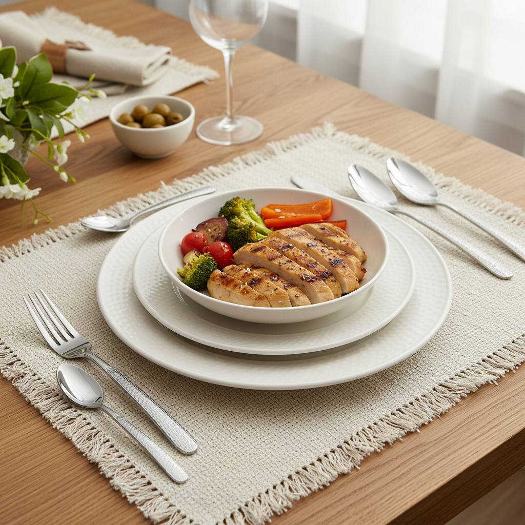 Alt View 2. Dazzed Corner - 40-Piece Hammered Silverware Set, Stainless Steel Heavy Duty Flatware Set for 8 - Silver.