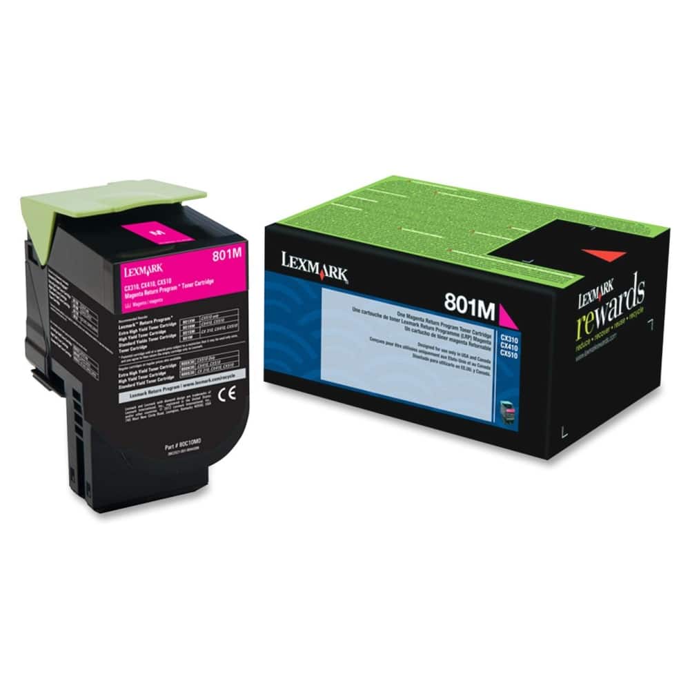 Lexmark - 80C10M0 801M Return Program - Magenta price history on PriceWatchPro