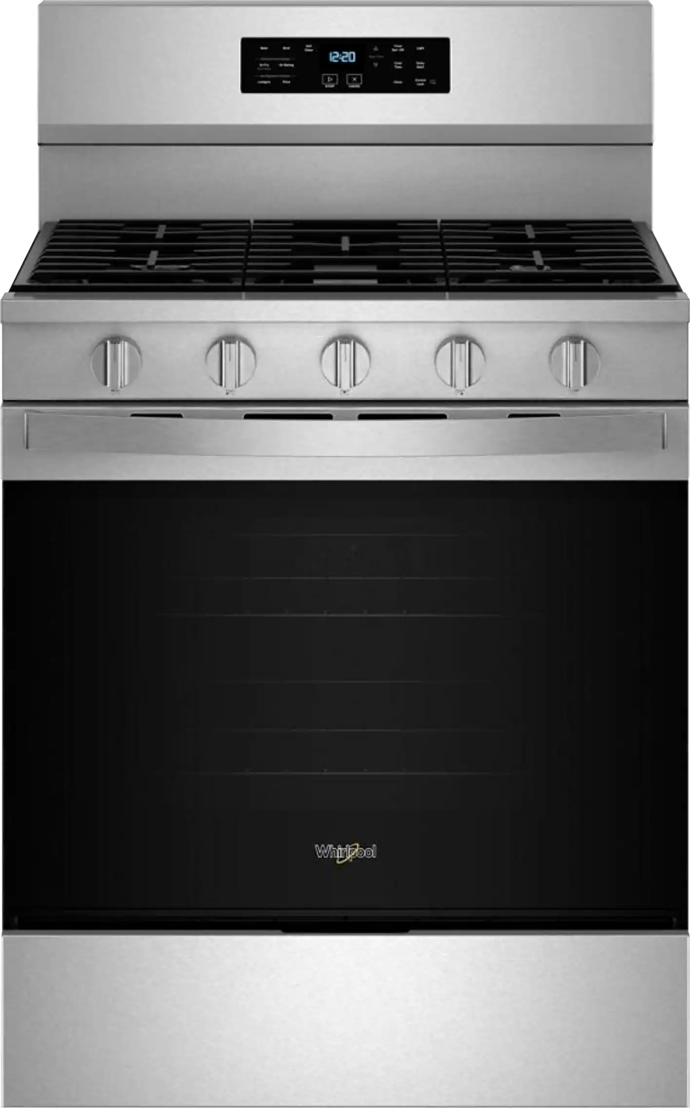 Whirlpool - 5.0 Cu. Ft. Freestanding Single Gas Range with Air Fry and Air Baking - Stainless Steel