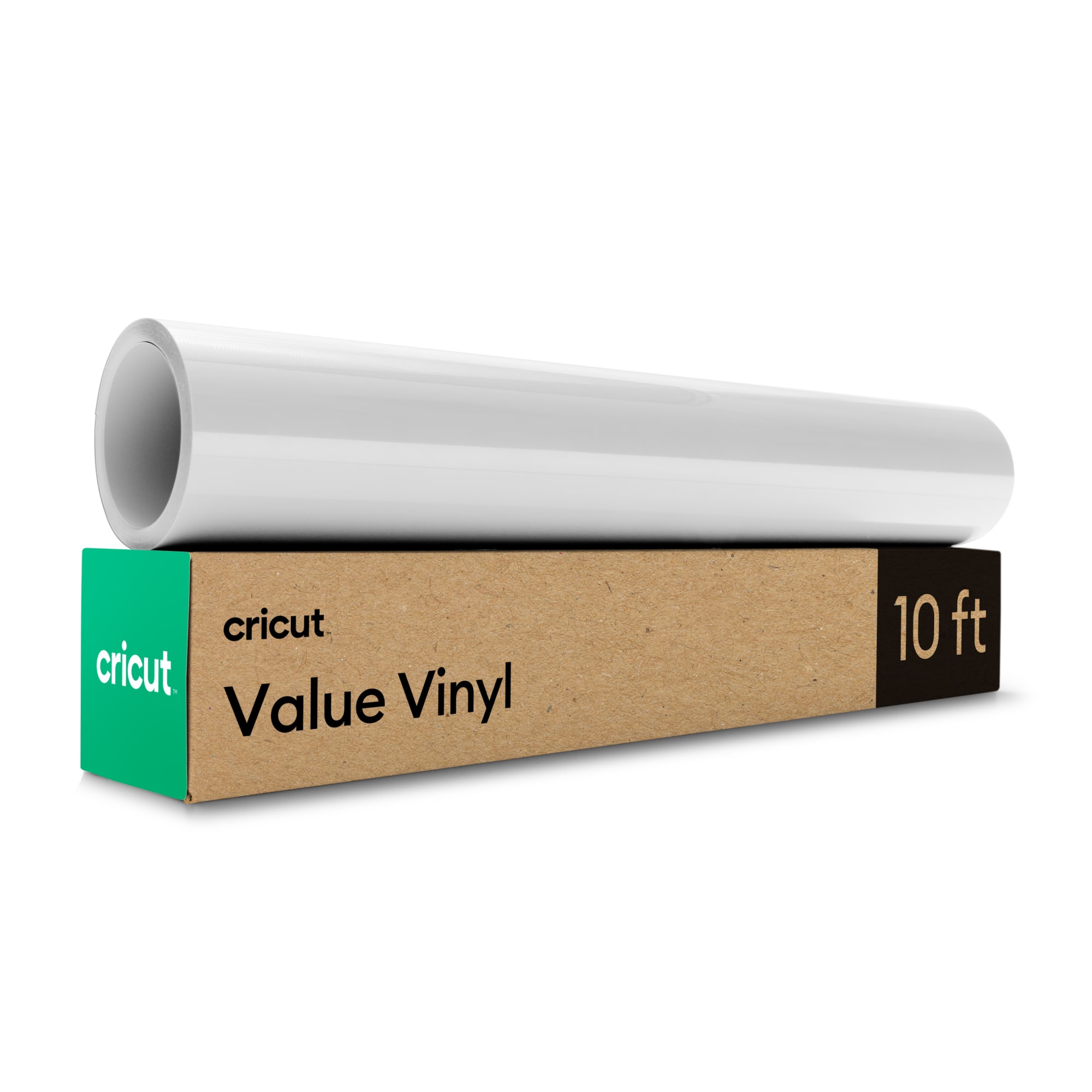 Cricut - Permanent Matte Value Vinyl - 12 in x 10 ft - White