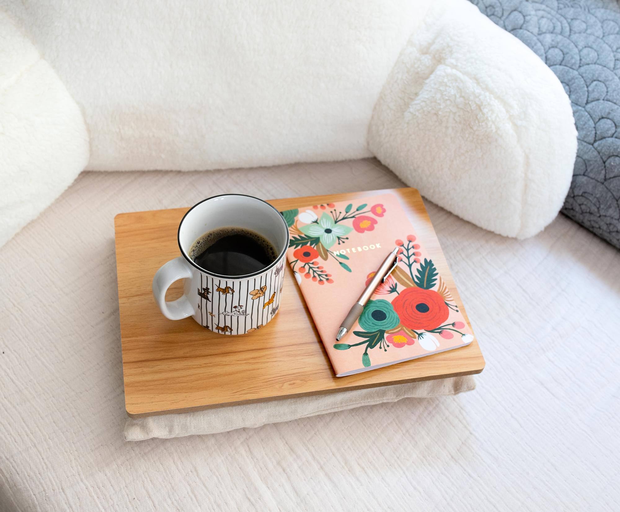 Alt View 4. Silver Buffalo - Disney Dogs Ceramic Camper Mug | Holds 20 Ounces - White.