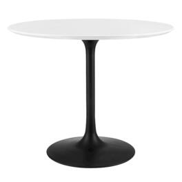 Modway - Lippa 36" Round Wood Dining Table - Black