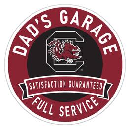 Fan Creations - South Carolina Gamecocks 16" Dad's Garage Wood Sign - Multicolor