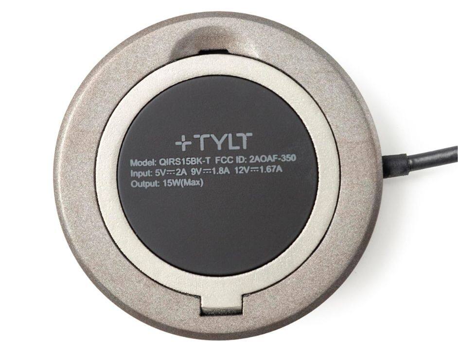 TYLT - 15W Magnetic Wireless Charging Ring Stand - Black