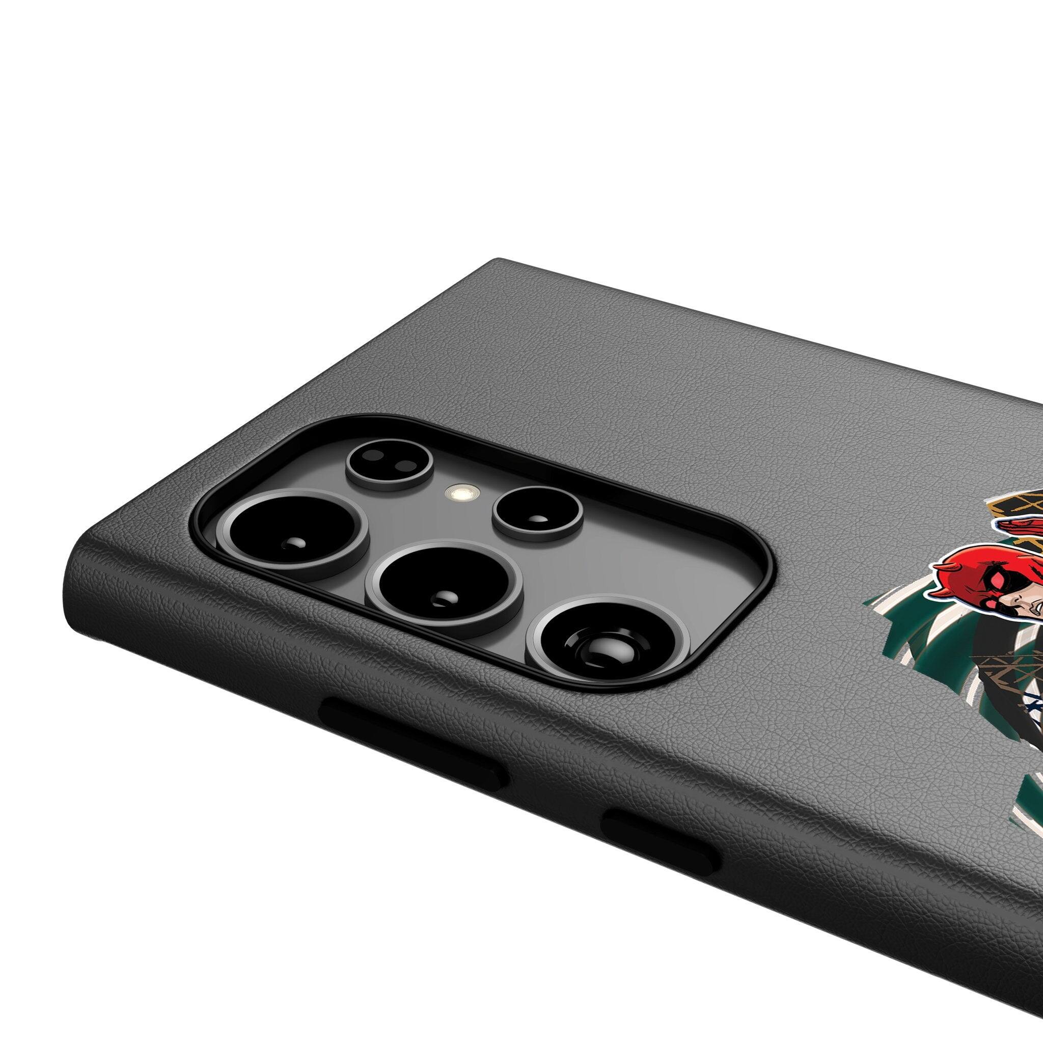 Back. Keyscaper - Marvel Badge MagSafe Compatible Phone Case - Samsung Galaxy S25 Plus - Daredevil 2.