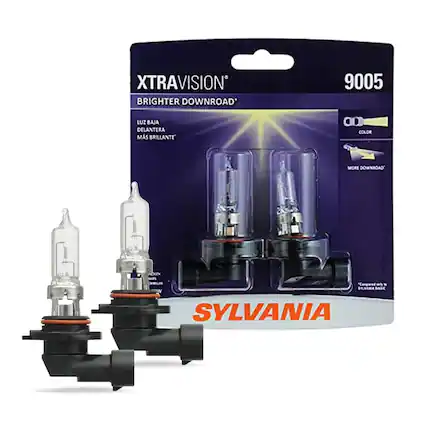 XTRAVISION BRIGHTER DOWNROAD 9005 LUZ BAJA DELANTERA MÁS BRILLANTE OD COLOR MORE DOWNROAD NO X SYLVANIA