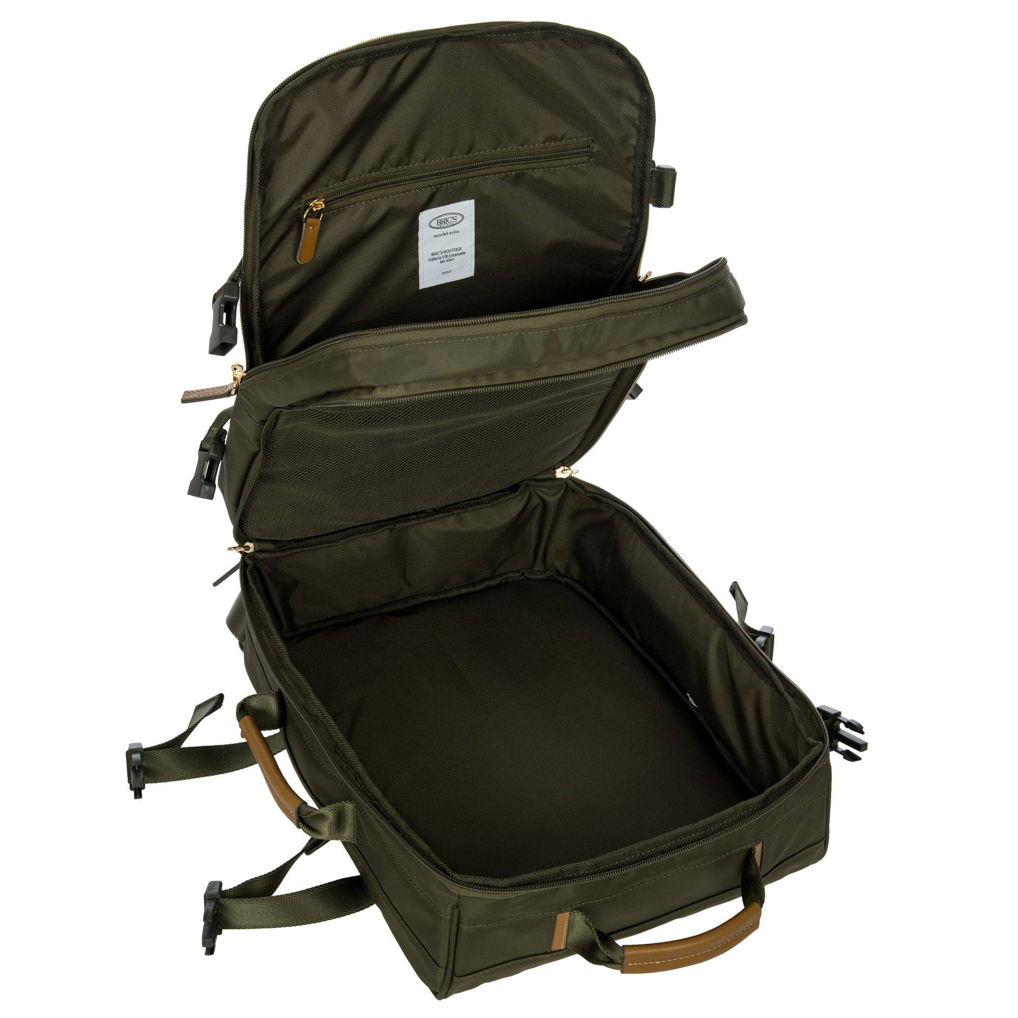 Alt View 1. Bric's - X-travel Montagna Backpack, Olive - Olive.