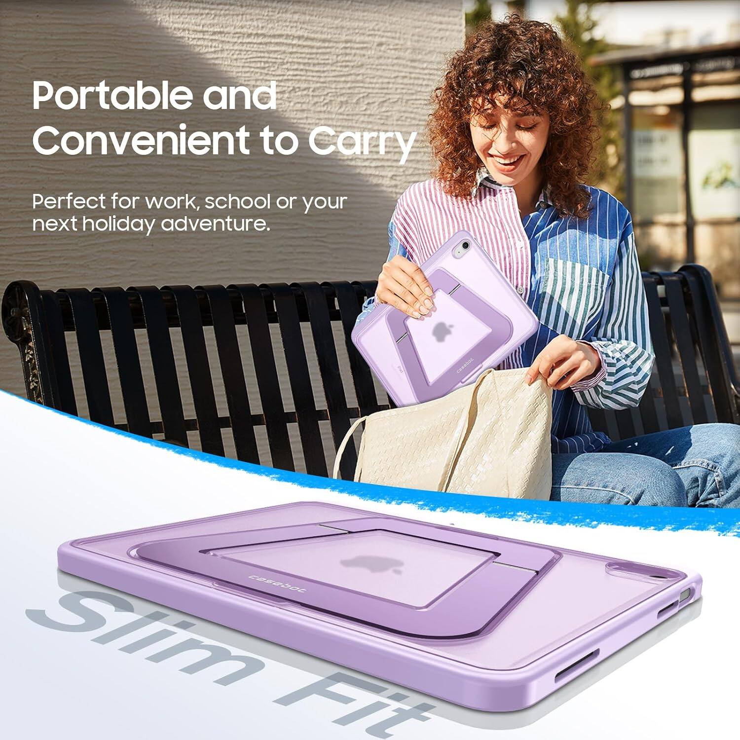 Portable and Convenient to Carry  
Perfect for work, school or your next holiday adventure.  
Slim Fit