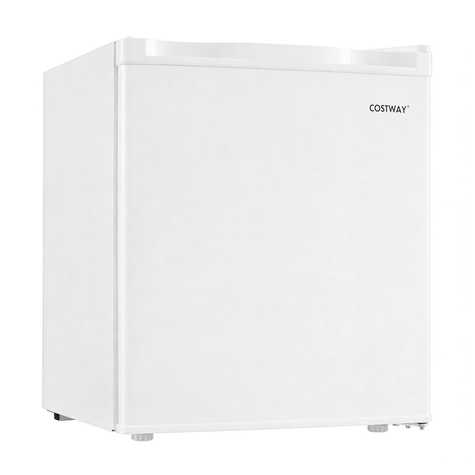 Alt View 9. Costway - Costway 1.7 Cu.Ft Mini Fridge with Chiller Compartment, Adjustable Thermostat, Low Noise - White.