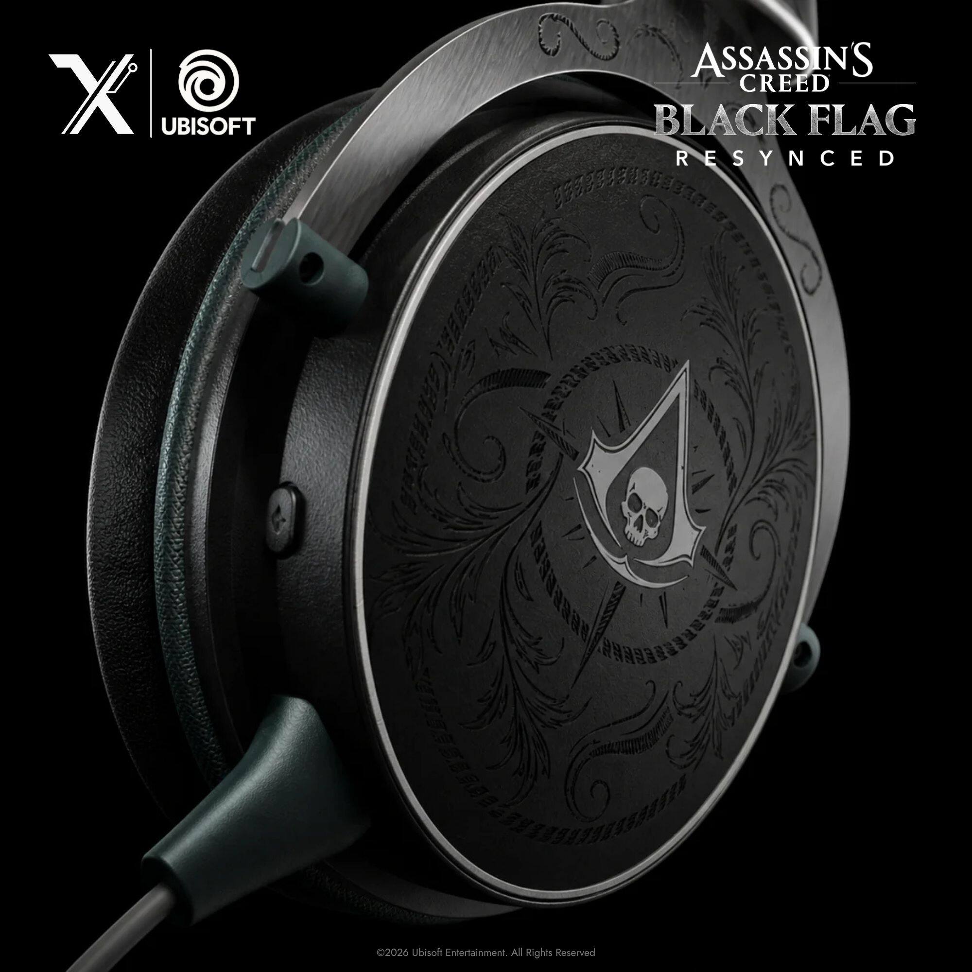 X UBISOFT  
ASSASSIN'S CREED BLACK FLAG RESYNCED  

©2026 Ubisoft Entertainment. All Rights Reserved