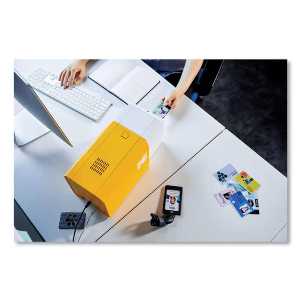Angle. Kodak - Kodak 653532 ID100S Photo ID Card Printer - false.