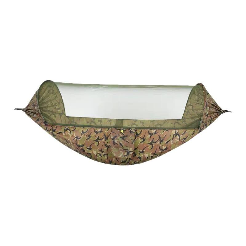 Front. Slumberland Eco - Camping Hammock With Mosquito Net - Camouflage - Camouflage.