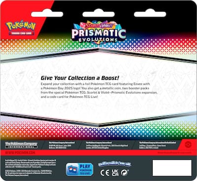 Pokmon Trading Card Game: Scarlet & Violet Prismatic Evolutions 2 Pack Blister 10-10118-101 - Best Buy Pokmon Trading Card Game: Scarlet & Violet Prismatic Evolutions 2 Pack Blister 10-10118-101 - Best Buy