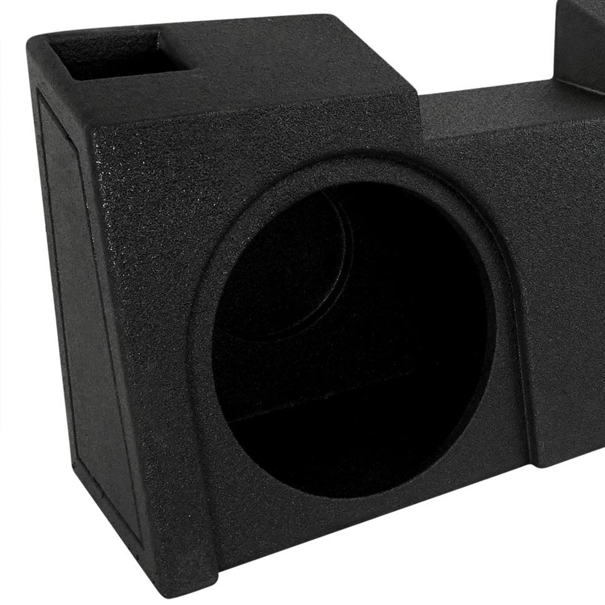 Alt View 2. QPower - QPower Dual 10" Sub Box - Chevy Silverado & GMC Sierra Crew & Double Cab 19-25 - Black - Charcoal.