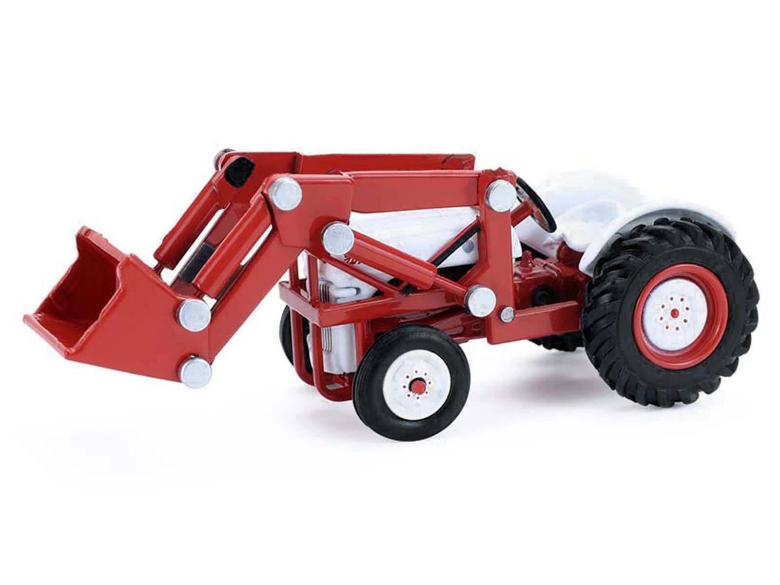 Alt View 1. Greenlight - 1952 Ford 8N Tractor Red and White "Down on the Farm" Series 11 1/64 Diecast Model by Greenlight.