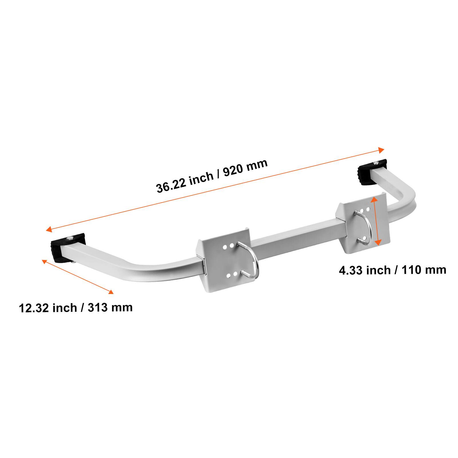 920 mm / 36.22 inch  
4.33 inch / 110 mm  
12.32 inch / 313 mm