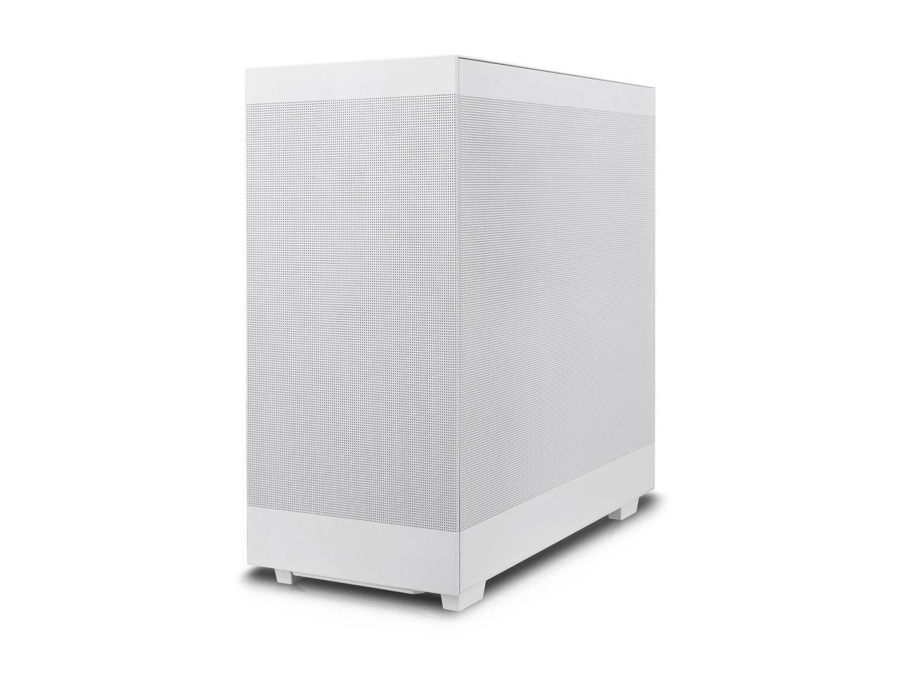Alt View 1. Rosewill - Rosewill Helium Flow White Mid Tower Computer Gaming Case, Mesh Panel, ATX, Tool-less, High-Airflow, 1x 120mm PWM Fan - White.