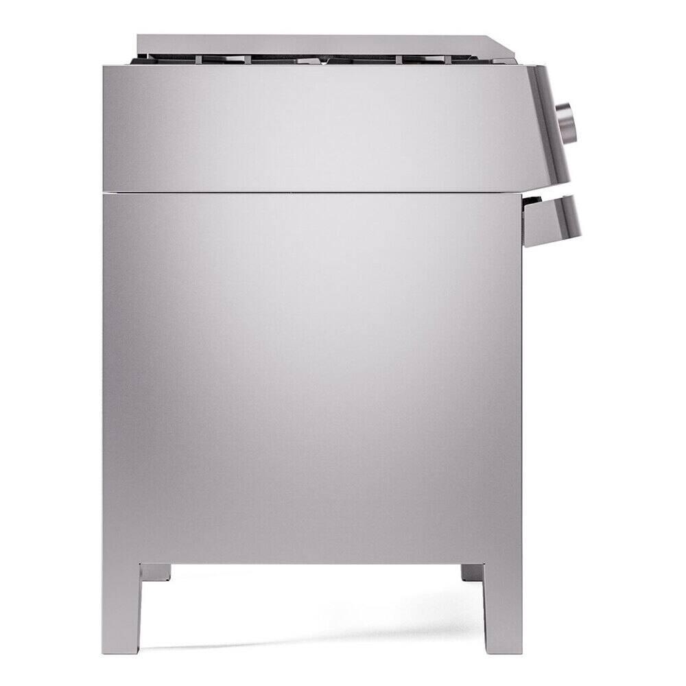 Alt View 9. ILVE - ILVE Nostalgie II 48 inch Induction Range with 6 Induction Elements (White) - White.