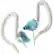 Front Standard. Yurbuds - Focus for Women Clip-On Headphones - Aqua.
