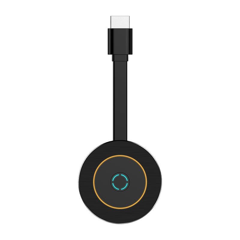 Alt View 6. Topteng - G10 True 4K Wireless Display Receiver - Miracast/AirPlay/DLNA, Plug & Play for iPhone/Android/PC to TV/Projector - Black.
