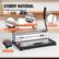 STURDY MATERIAL
Durable and long-lasting use
- Carbon Steel Blade
- ABS Plastic Shell
- Metal Side Arm
- Cast Iron Base