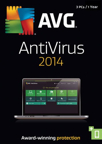  AVG AntiVirus 2014 (3-User) (1-Year Subscription) - Windows