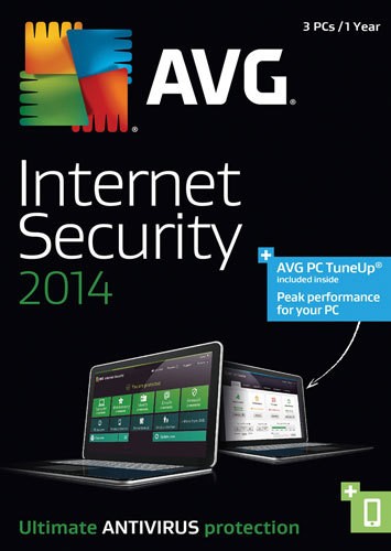  AVG Internet Security 2014 + AVG PC TuneUp 2014 (3-User) (1-Year Subscription) - Windows