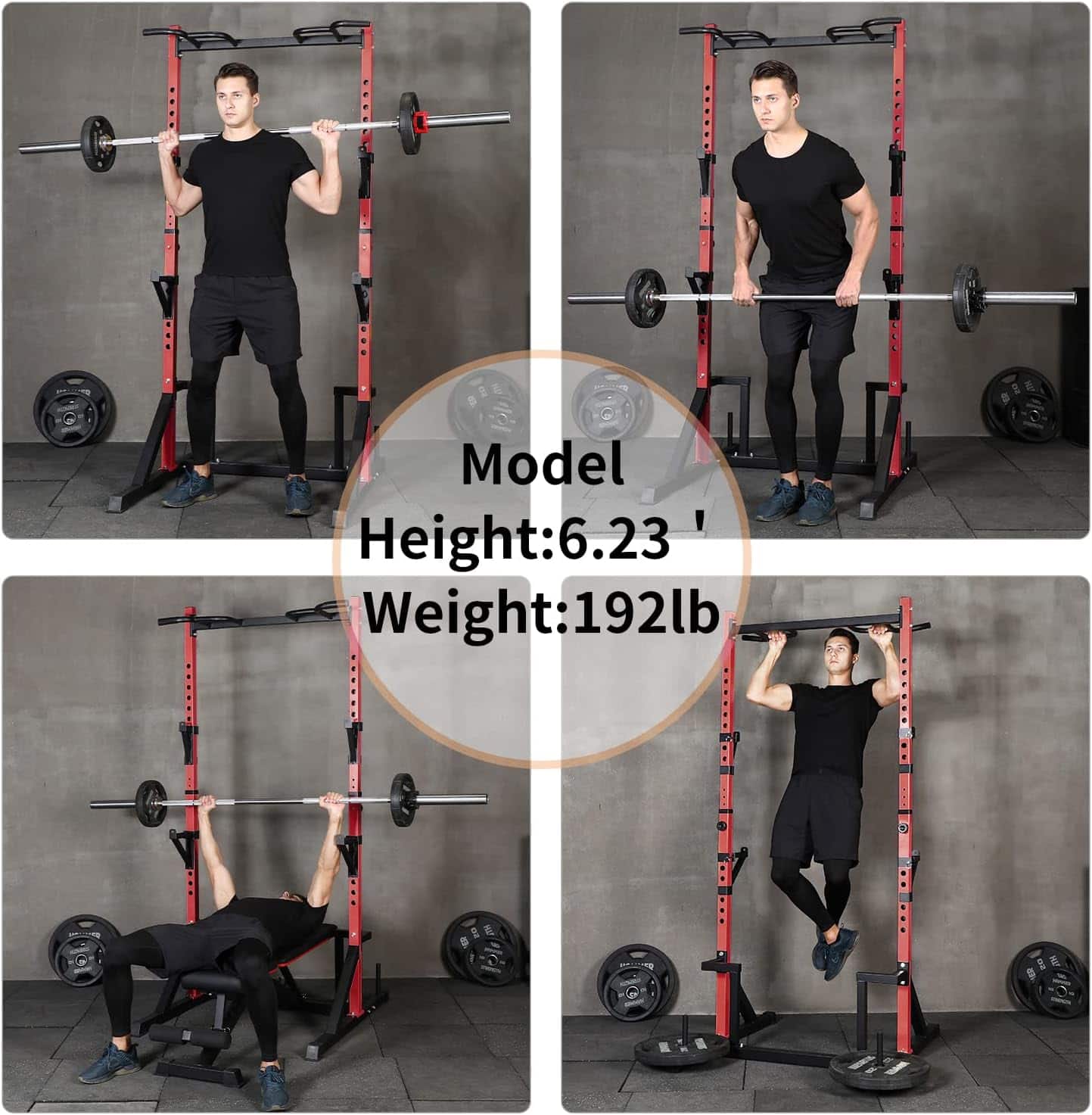 Model
Height: 6.23'
Weight: 192lb