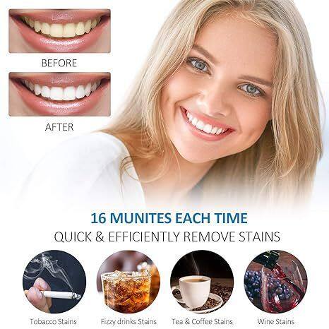 BEFORE
AFTER
16 MINUTES EACH TIME QUICK & EFFICIENTLY REMOVE STAINS
Tobacco Stains
Fizzy drinks Stains
Tea & Coffee Stains
Wine Stains