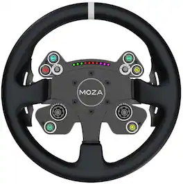Moza Racing - CS V2P Sim Racing Steering Wheel for PC - Black