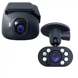 Compustar - DroneMobile XCLTE 2K QHD Dash Camera bundled with IC-IR1 LTE + GPS + Wi-Fi + Interior Camera - Black
