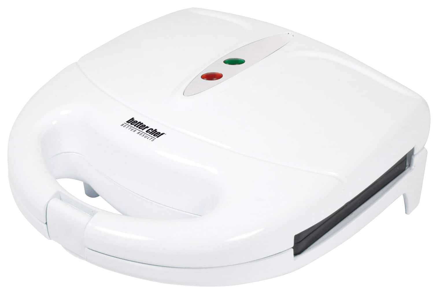Angle. Better Chef - Waffle Maker - White.