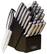 Angle. Oster - Baldwyn 22-Piece Knife Set - Stainless-Steel.