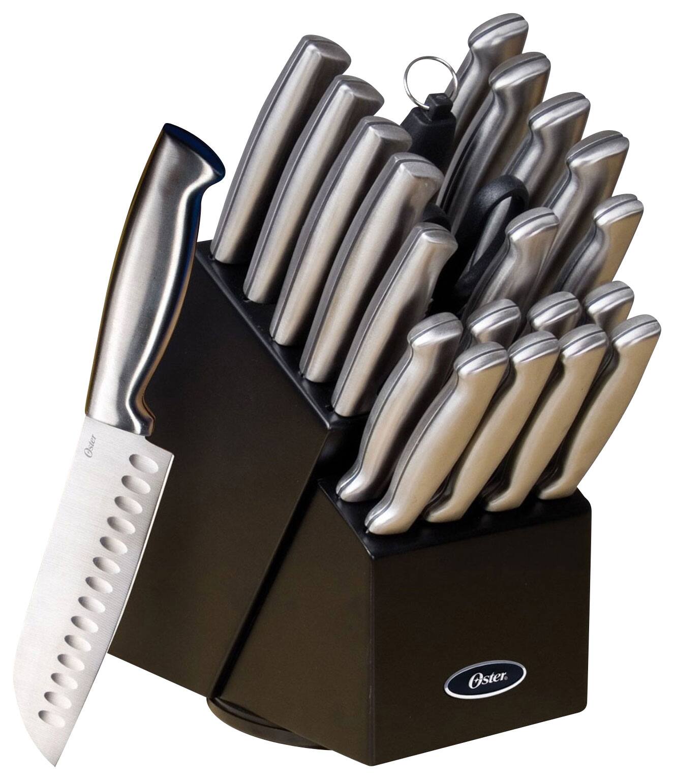 Oster - Baldwyn 22-Piece Knife Set - Stainless Steel