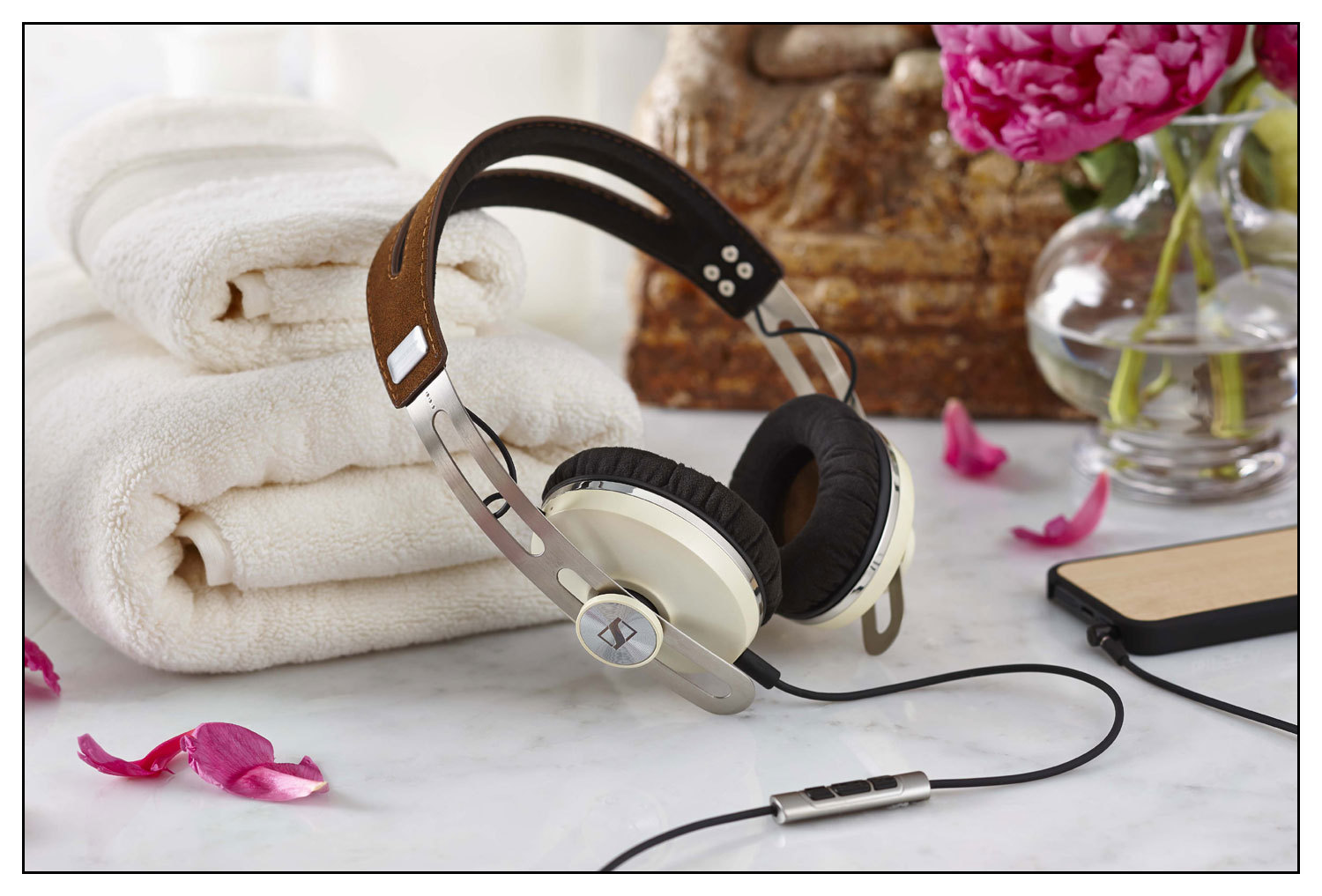 Best Buy: Sennheiser MOMENTUM On-Ear Headphones Ivory MOMENTUM ON 