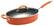Angle. Rachael Ray - 5-Quart Oval Sauté Pan - Silver/Orange.