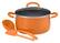 Front Standard. Rachael Ray - Soup It Up 4-Piece Cookware Set - Orange.