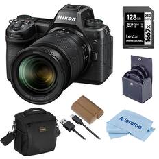 Nikon Z 7 II with 24-70mm f/4 S Lens, 128GB Lexar Professional SDXC UHS-II Card, Adorama Lens Cleaning Kit, and Camera Bag