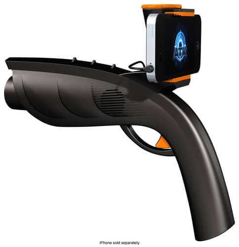 Front Standard. Xappr - Metal Compass X1 Gun Gaming Accessory - Black/Orange.