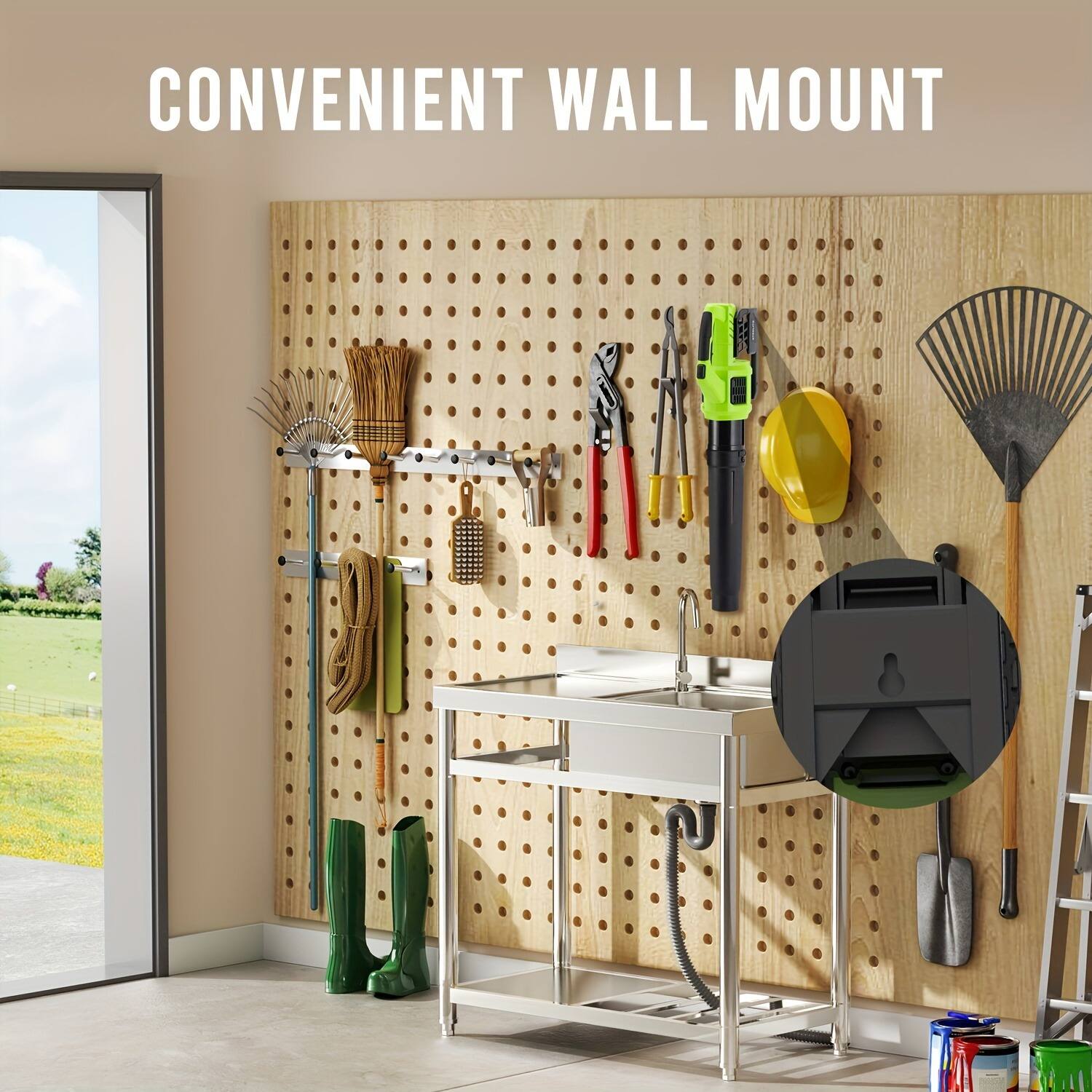CONVENIENT WALL MOUNT