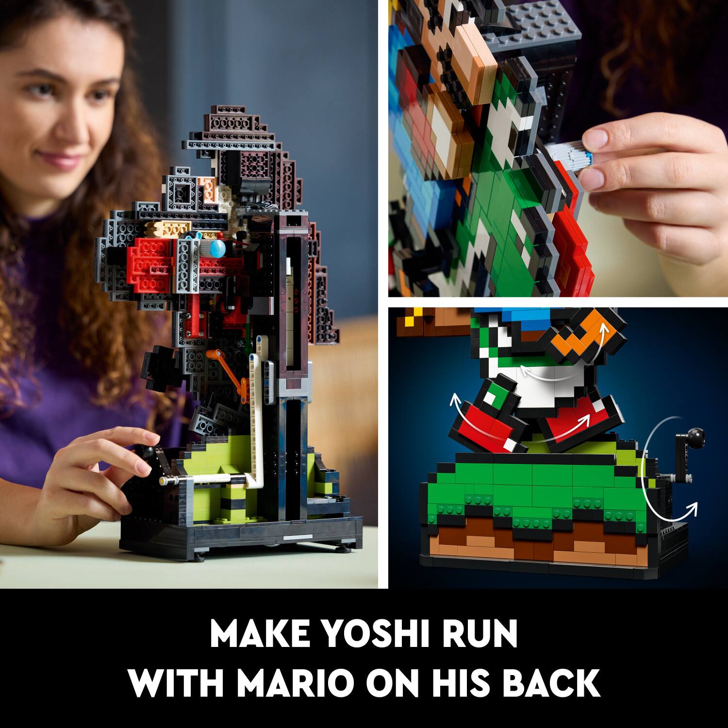 LEGO Super Mario Super Mario World: Mario Yoshi Nintendo Figure