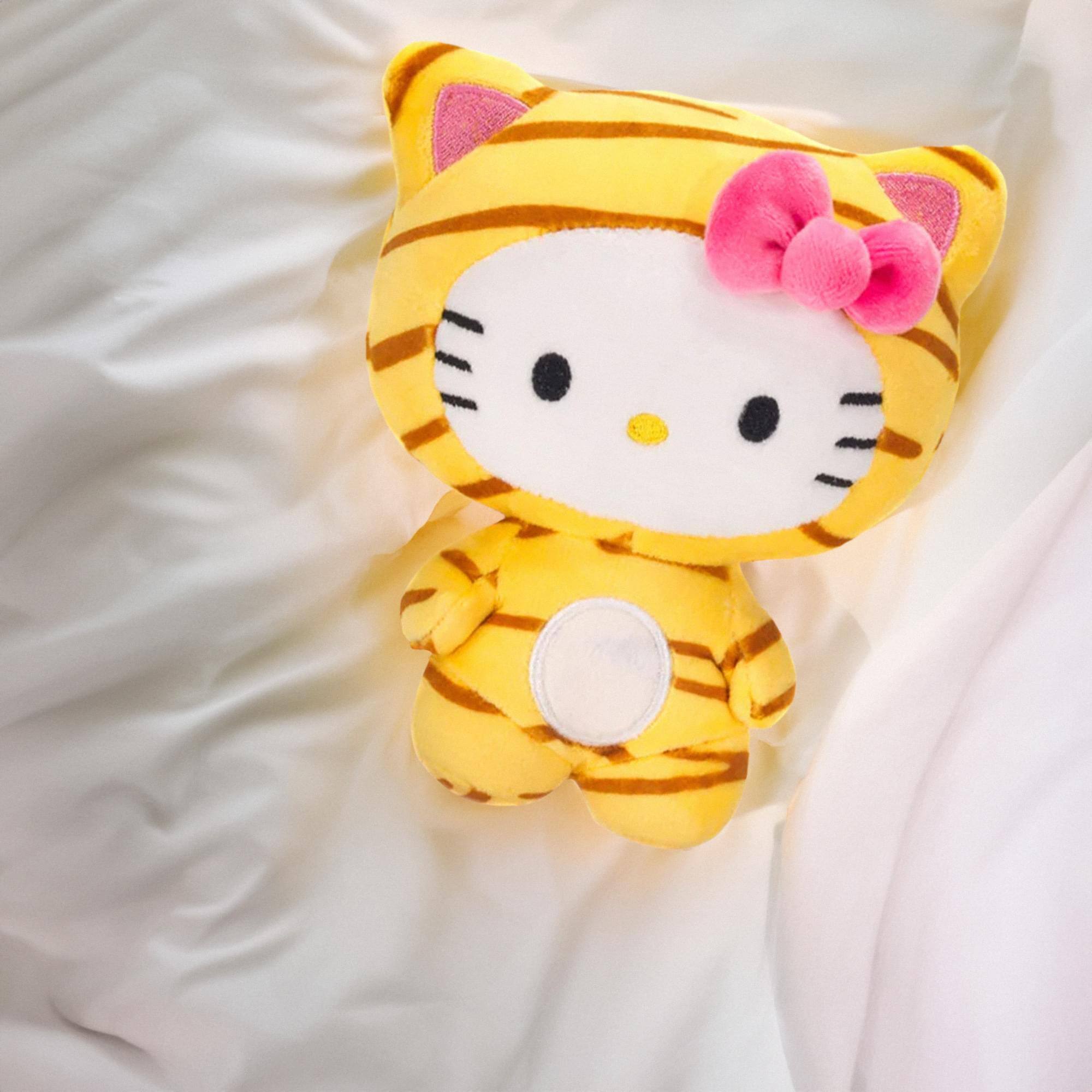 Alt View 2. Hello Kitty - Sanrio Hello Kitty Animal Disguise 7 Inch Plush | Tiger - Orange.