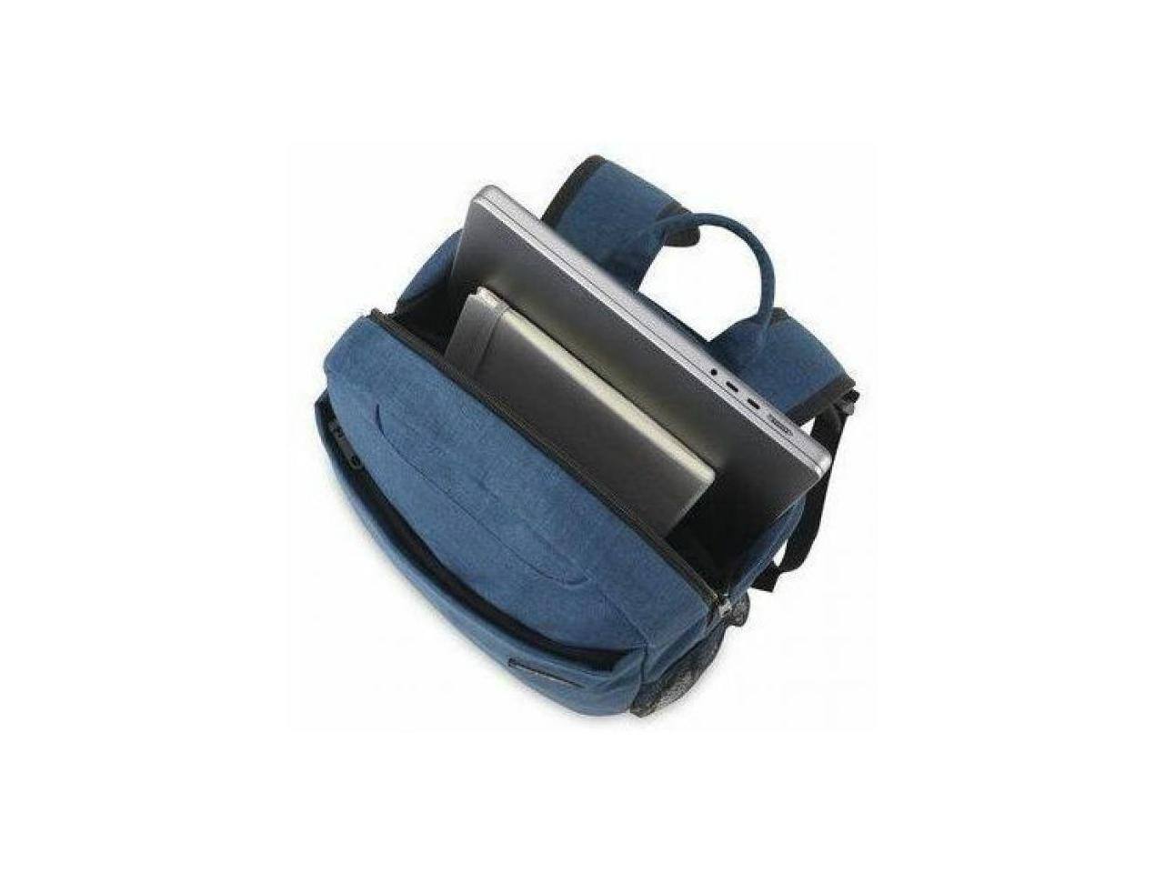 Alt View 1. Kensington - Kensington Simply Portable Lite Backpack for 16" - Navy Blue, Water Resistant, Polyester, Shoulder Strap - Navy Blue.