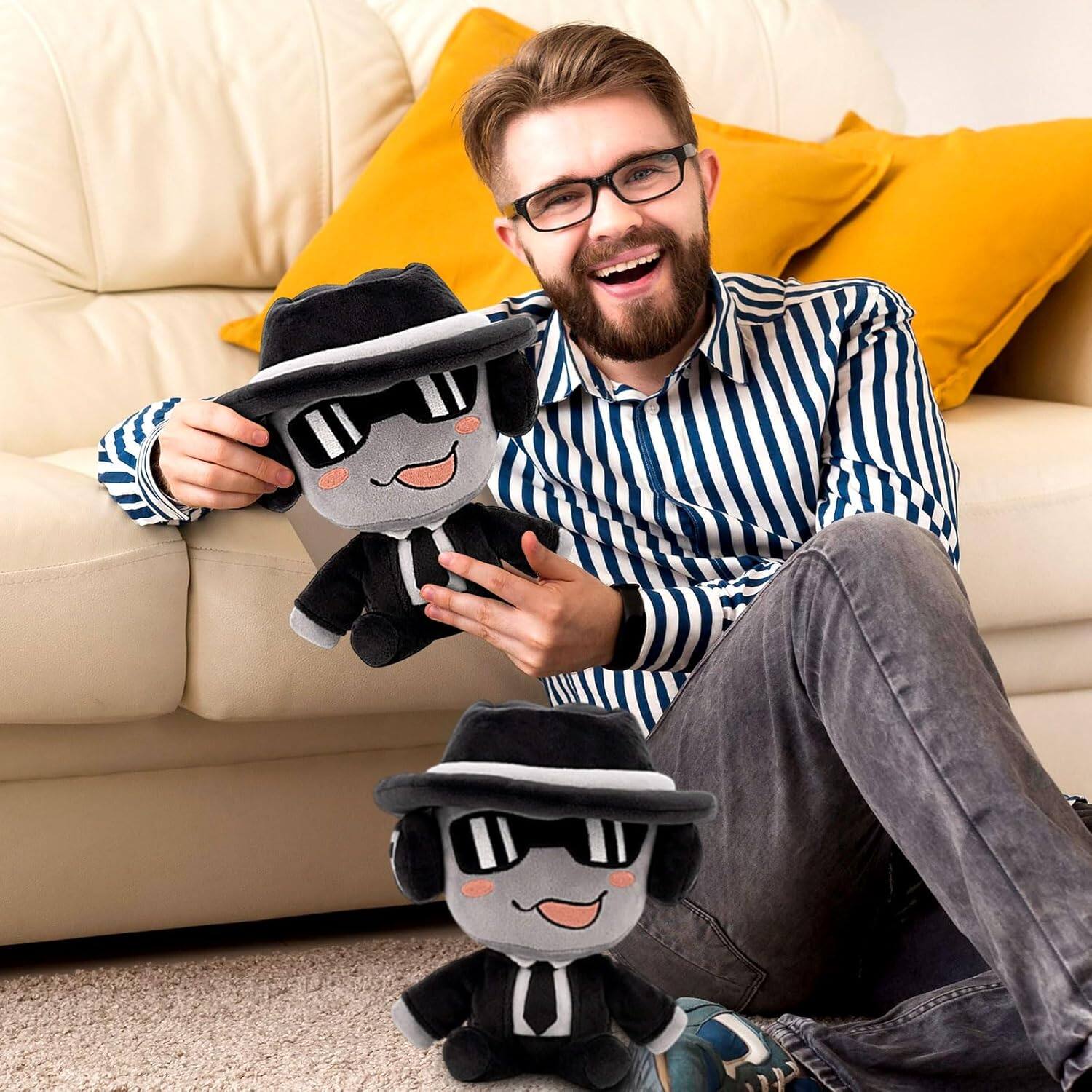 Alt View 2. MITAOSLIM - 8 Inch Forsaken Chance Plush Toy Figure Pillow for Room Decor for Video Game Fans.