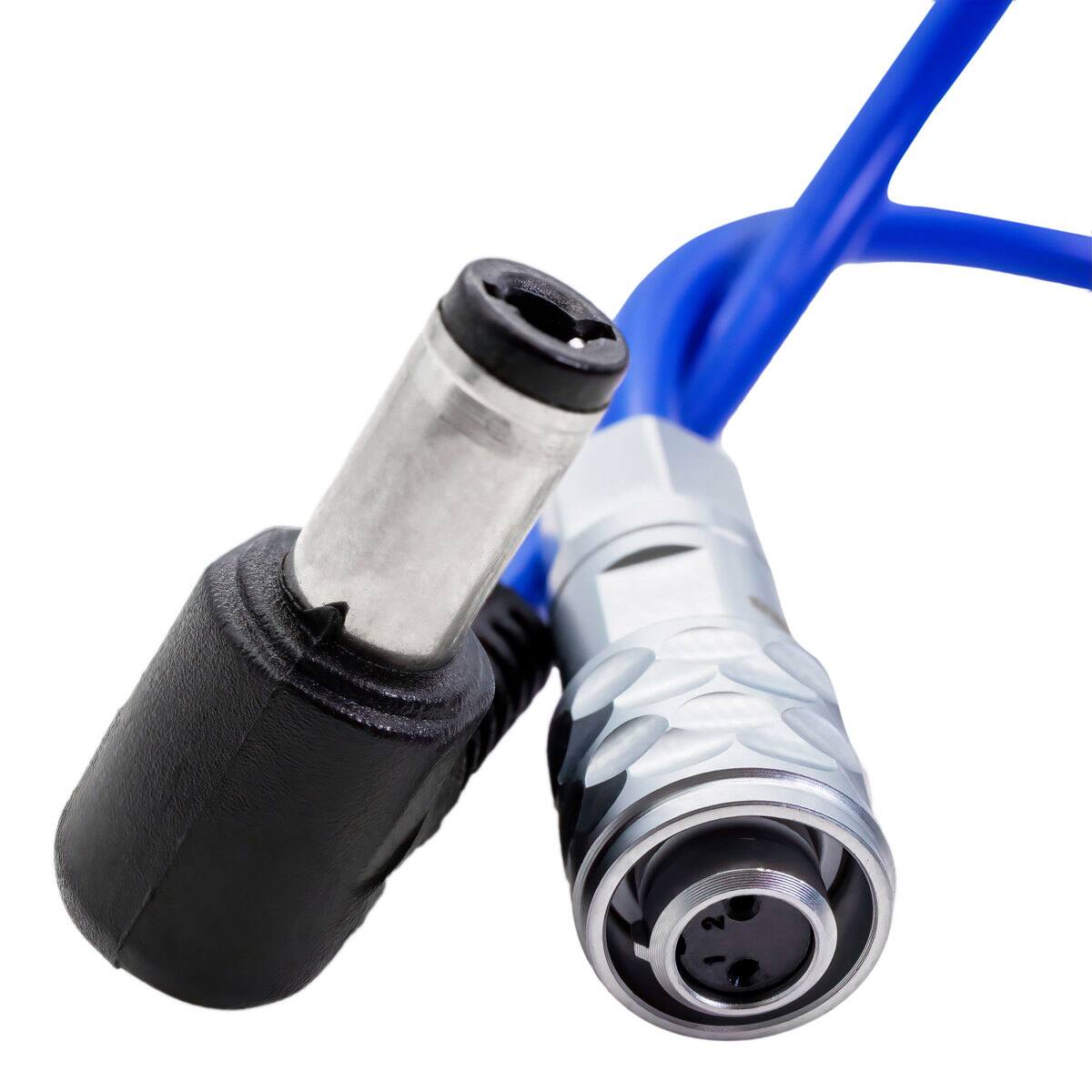 Alt View 1. Kondor Blue - Kondor Blue 14" Male DC 5.5x2.5mm to BMPCC 4K/6K Power Cable, Blue.