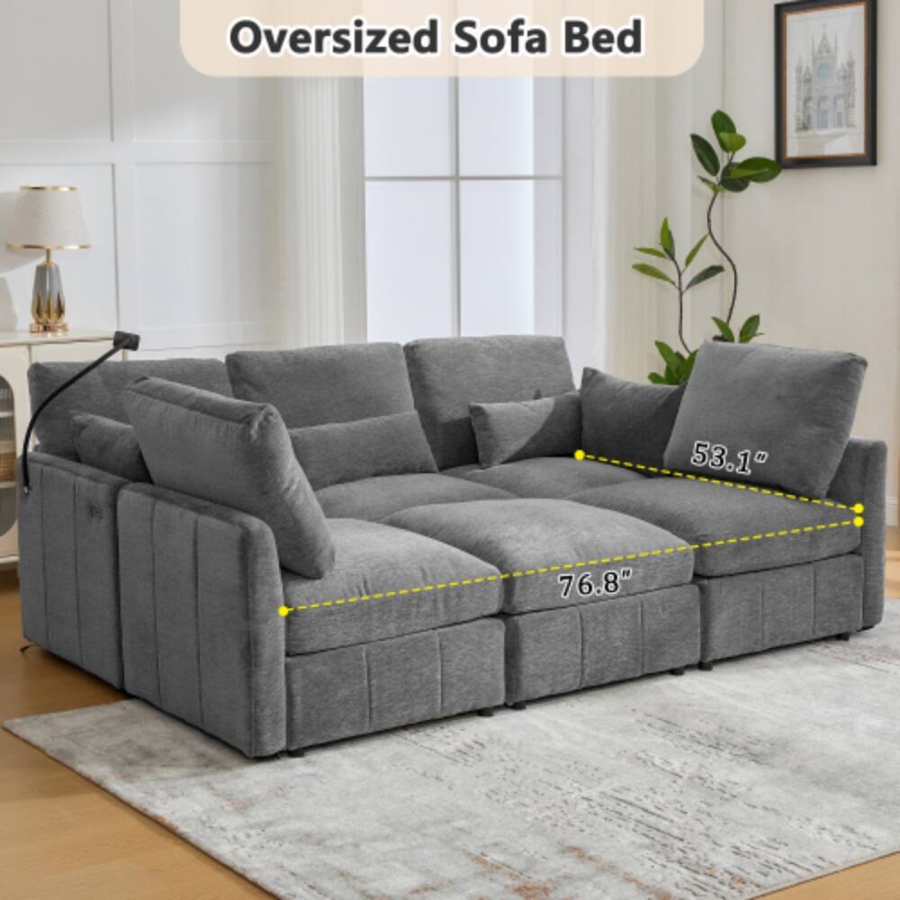 Oversized Sofa Bed  
53.1" x 76.8"